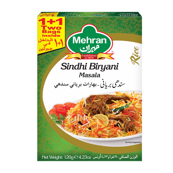Mehran Sindhi Biryani Masala 12x120gm.