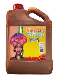 Nigerian Heritage Palm oil 4x4.5l 