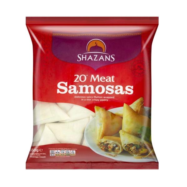 Shazans Meat Samosa 10x650gm (20 Pcs)