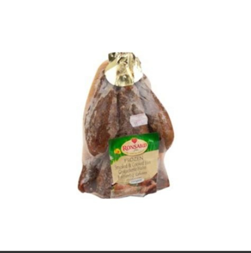 Smoked Hen (Deur) Halal  France. Per Kilo