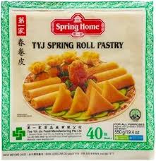 Spring Rolls Sheets Green Packing 20pktsx40 sheets 
