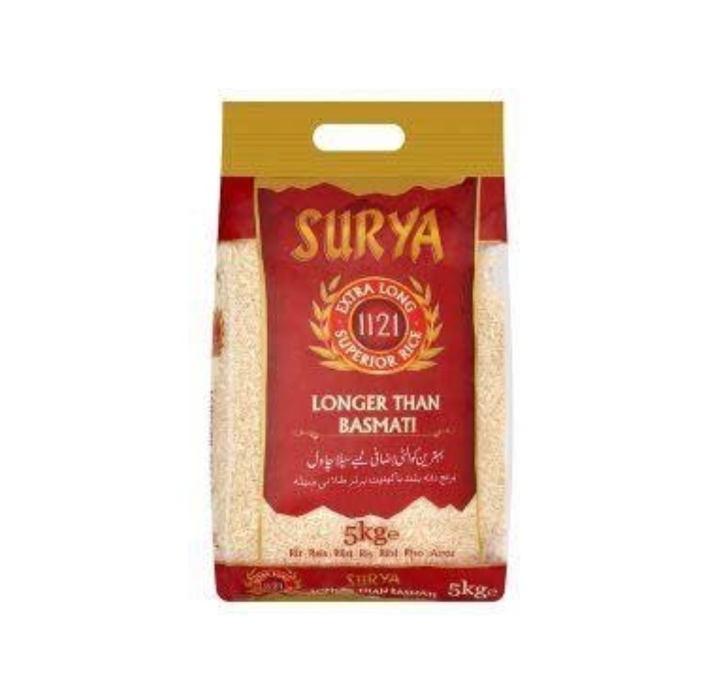 Surya 1121 Extra Long Superior Basmati Rice 5kg