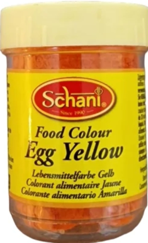 Schani Yellow Food Colour 12x25gm 