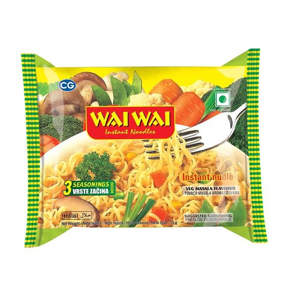 Wai Wai Vegetable Noodles 30x75gm