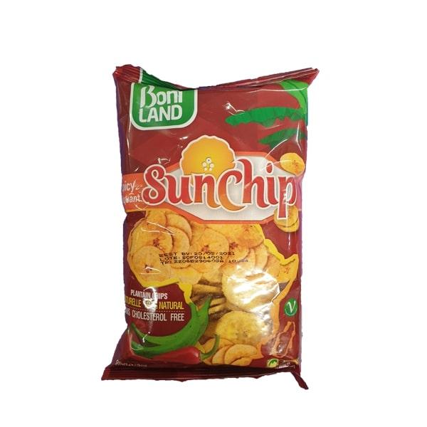 Sunchip Plantain Chips Spicy/Piment 20x85gm NO STOCK
