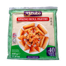 Ali Baba Spring Rolls (Green) Packing 20x500gm Sheets