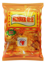 Number One plantain Chips Spicy/Piquant 20x85gm  