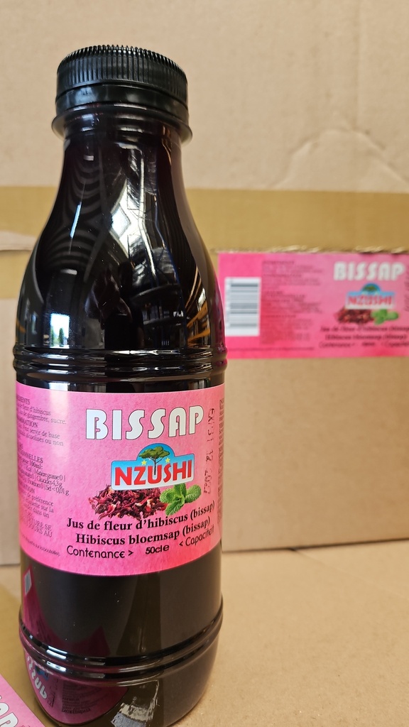 Nzushi Bissap Rouge & Menthe Drink 24x500ml.
