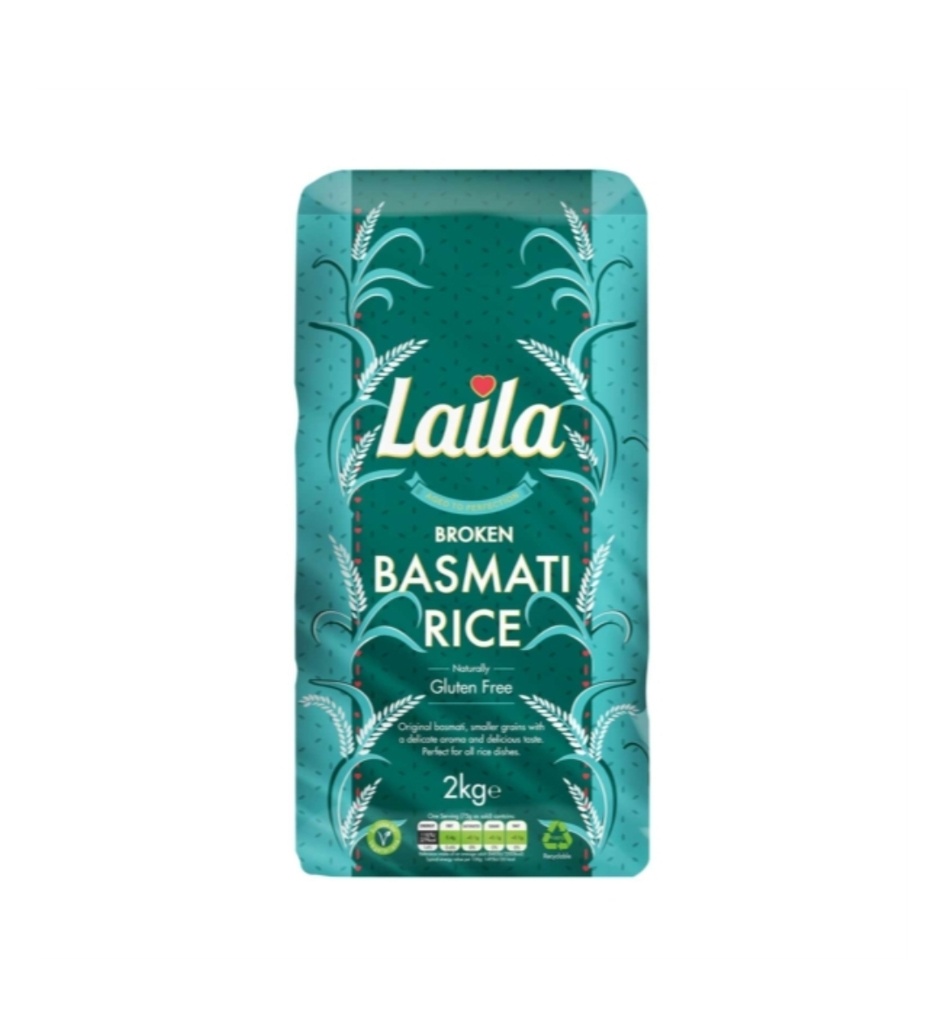 Laila Broken Basmati 6x2kg.