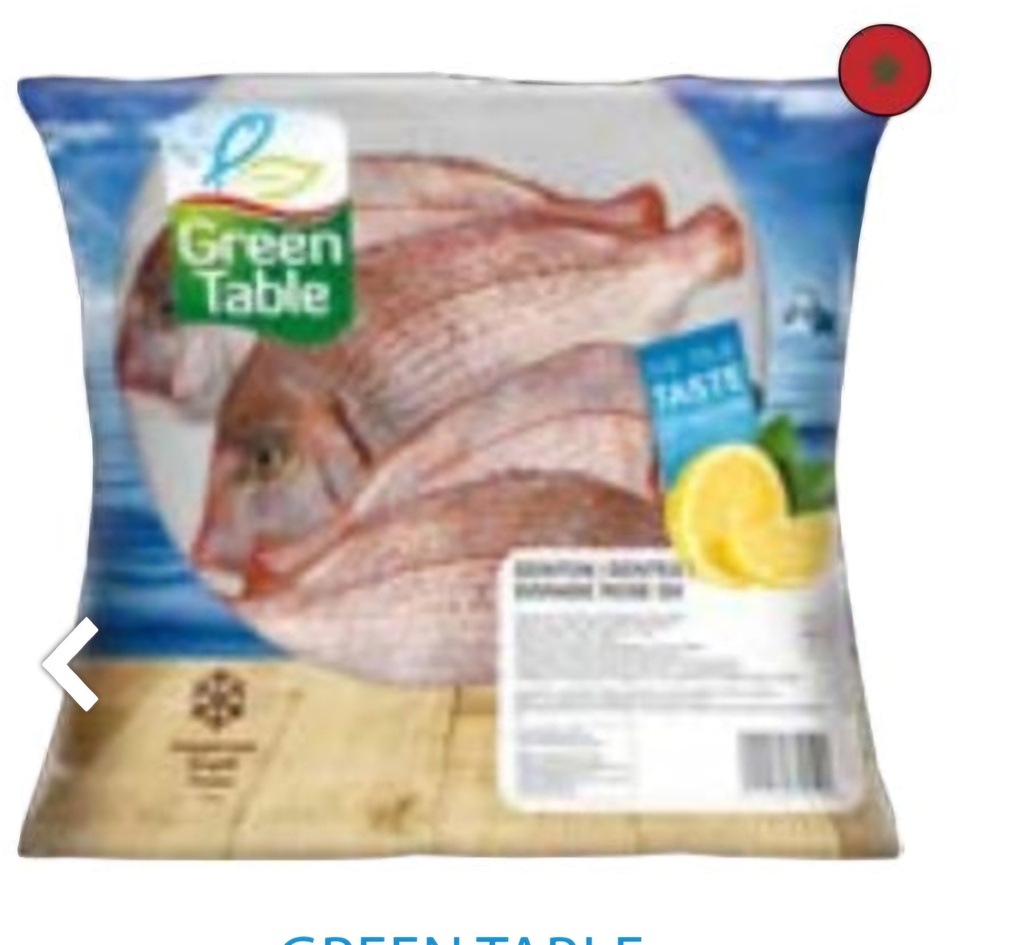 Red Snapper/Denton Whole Gutted 200/500gm 10x1kg.