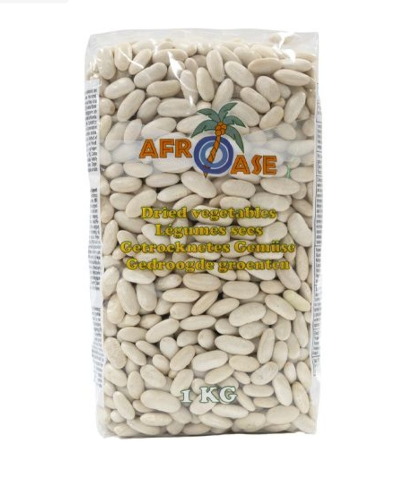 Afroase White Kidney Beans Harricot Blanch 12x1kg 