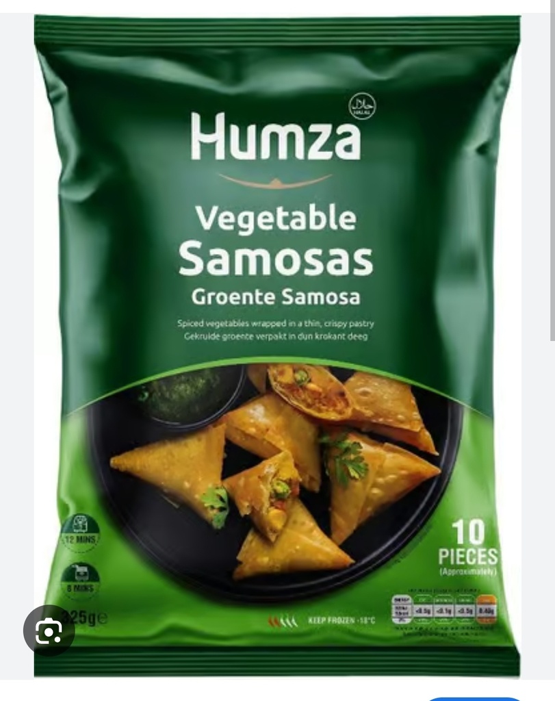 Humza Oven Ready Vegetable Samosa 10x325gm (10  Pcs).