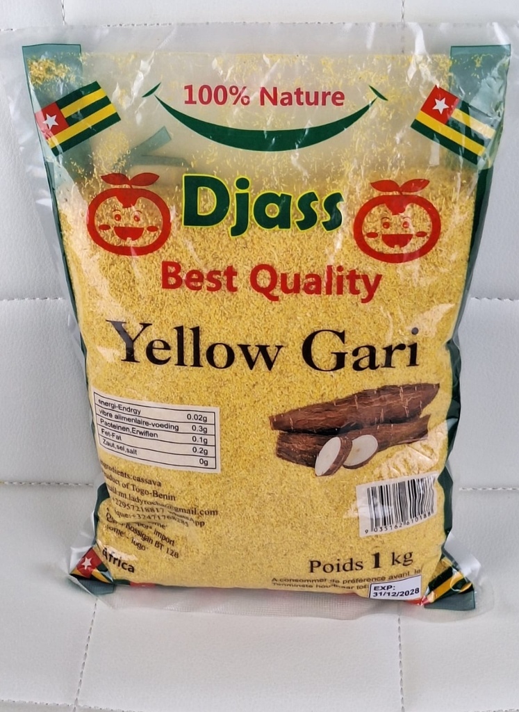 DJASS Togo Yellow Gari 10x1kg.