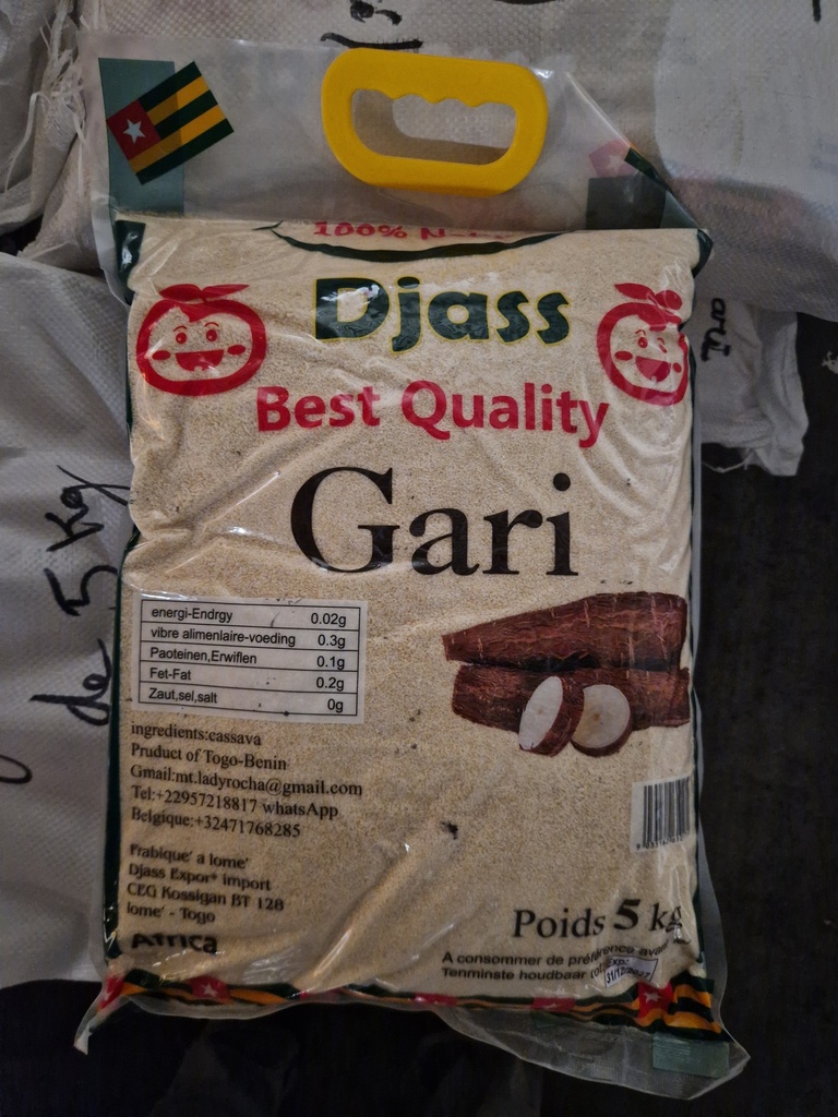 DJASS Togo White Gari 4x5kg Bag