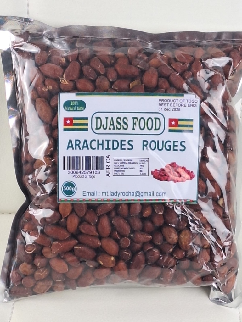 DJASS Arachide Rouge Payee Africa 15x500gm. No stock