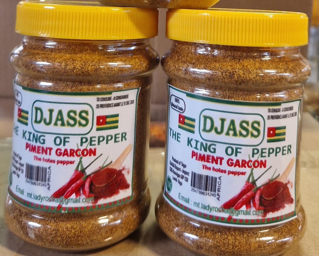 DJASS Piment Rouge Powder En Boit 20x150gm.