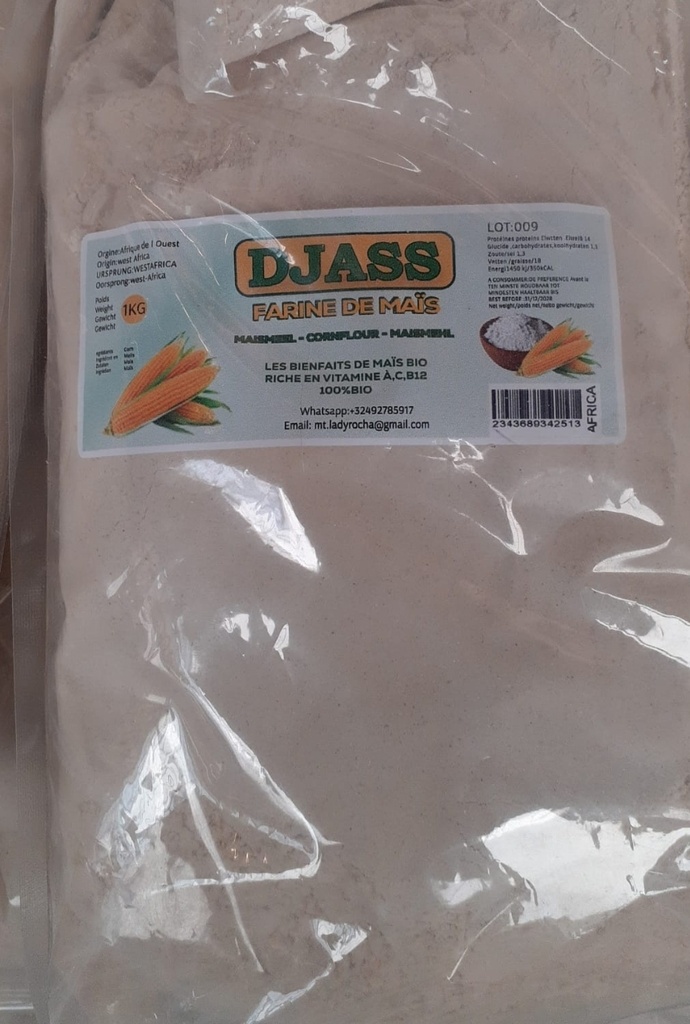DJASS Farine De Mais (Non-Grille) Togo 8x1kg