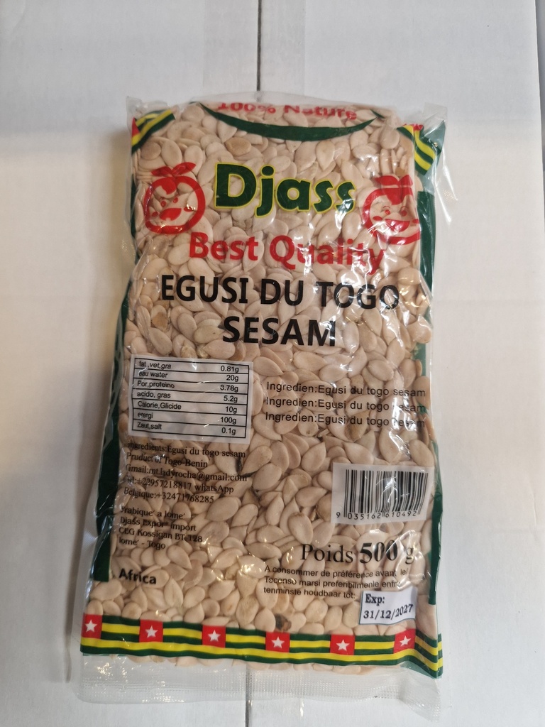 DJASS Eggusi/Mbika Whole En Sachet 16x500gm