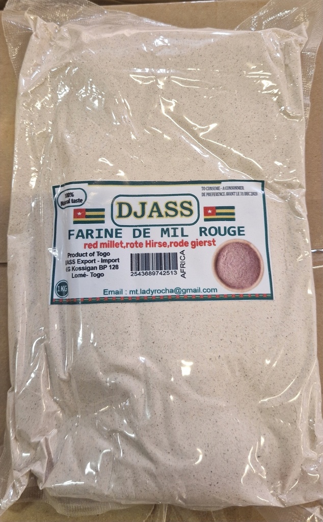DJASS Farine De Mil ( ROUGE) 16x1kg