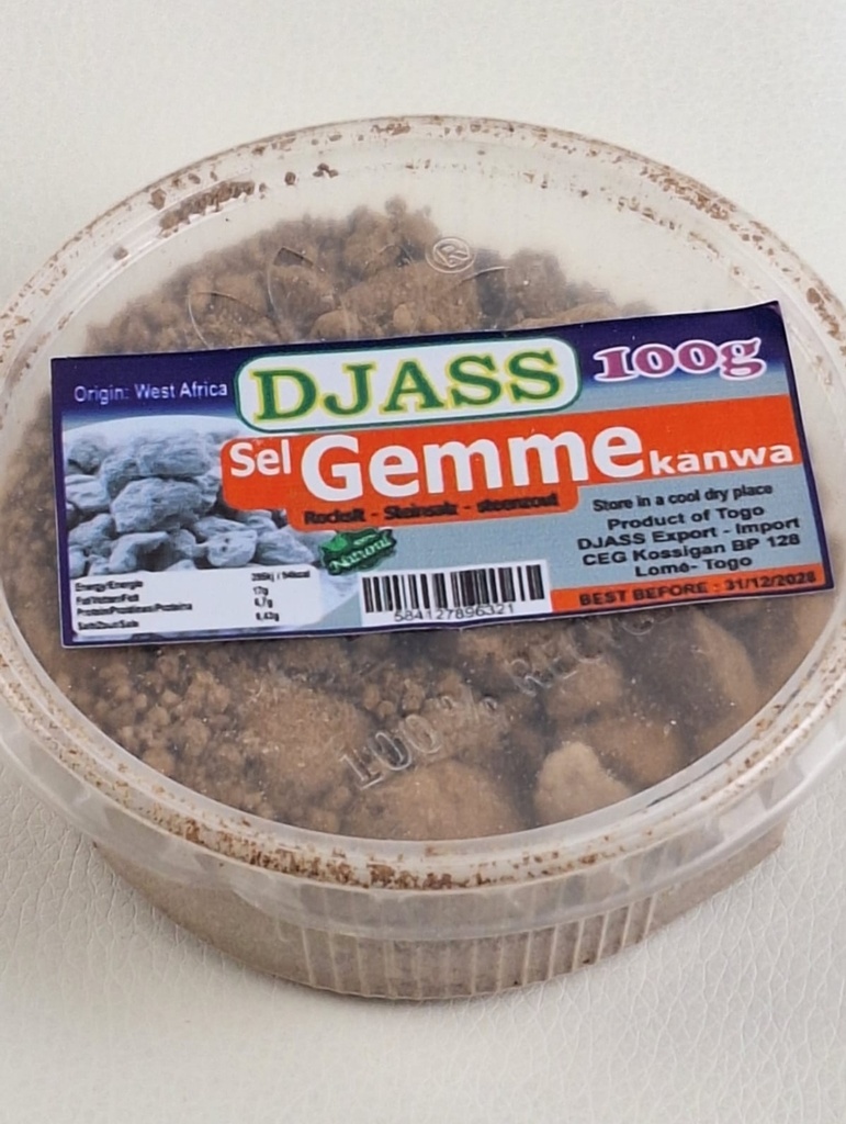 DJASS Sel gemme/Bicarbonate/kanwa 14x100gm 