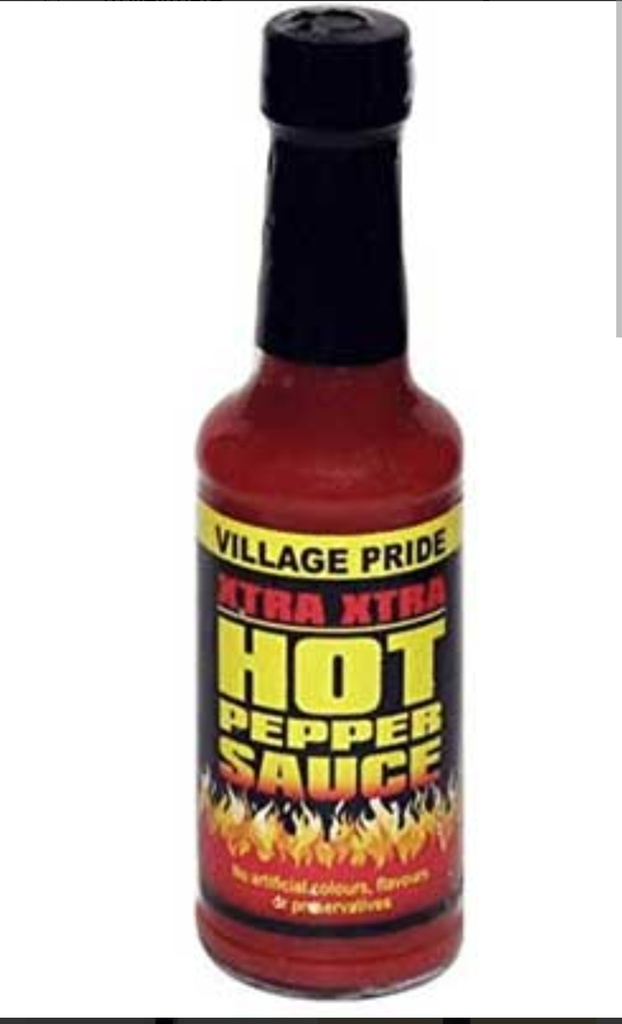 Village Pride Extra Hot Pepper Sauce 12x150ml 