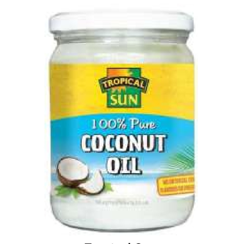 Tropical Sun Coconut Oil 12x250ml Jar. 