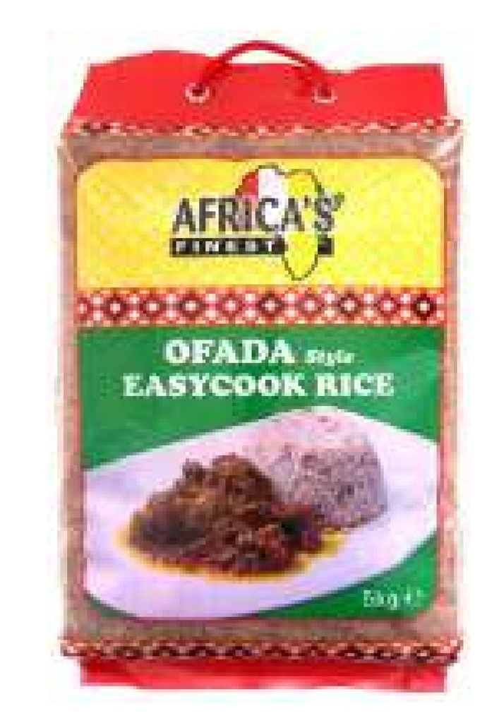 Africa Finest Nigerian Ofada Rice 5kg.Per Pc.