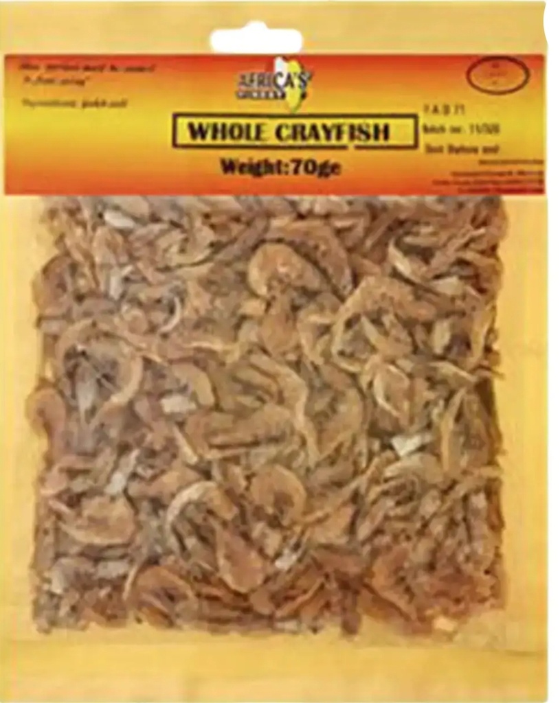 Africa Finest Cray Fish Whole 10x40gm