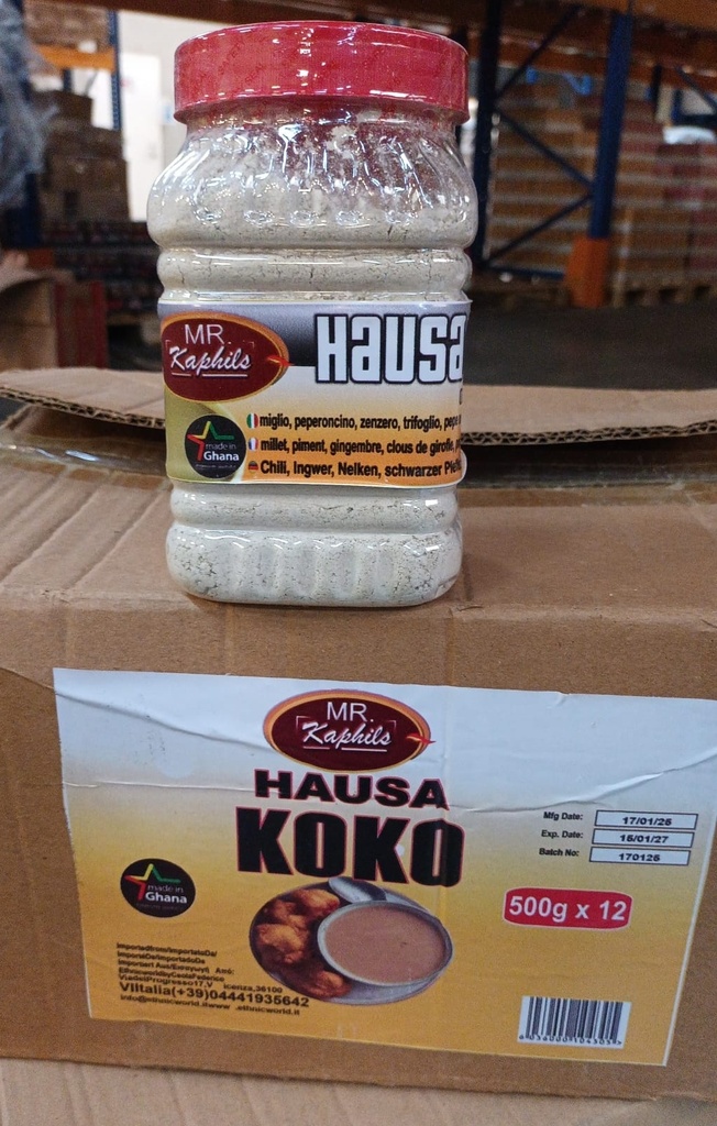 Kaphils Hausa KoKo Flour Ghana12x500gm