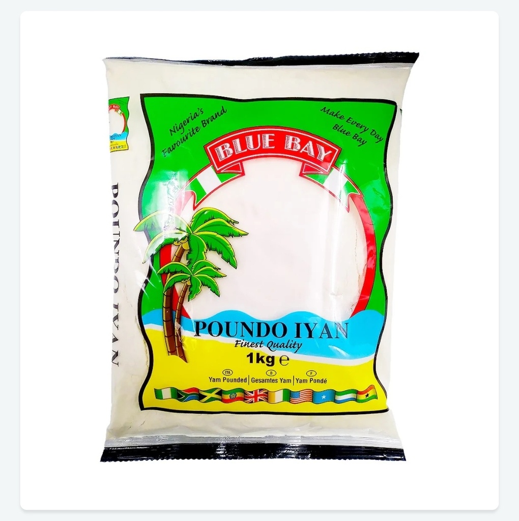 Blue Bay Pounded Iyan 4kg Bag Per Pc.