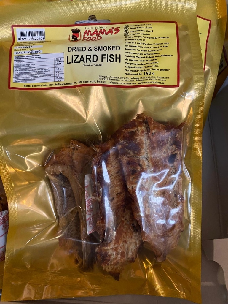 Mamas Food Lizard Fish smoked 10x150gm