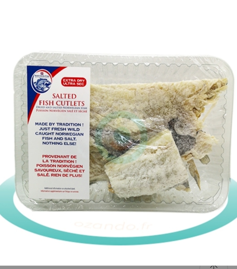 Saithe/Colin Cutlets Dried & Salted Northen Fish 20x500gm.