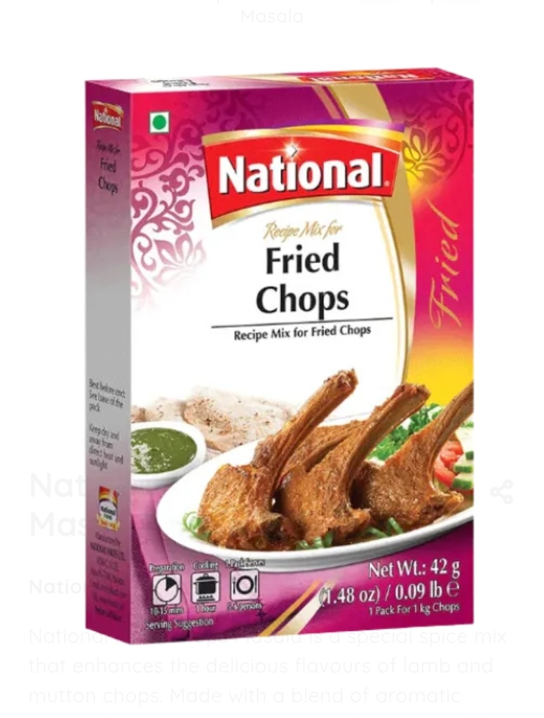 National Fried Choops Masala 6x84gm.