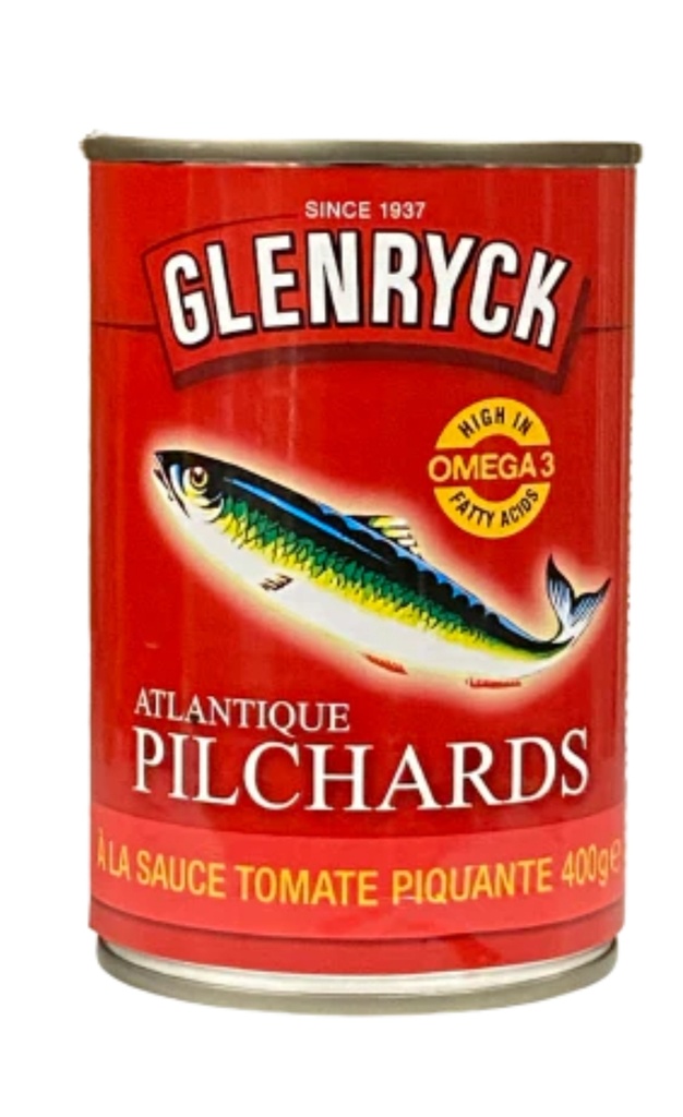 Glenryck Pilchard Sauce Tomate Piquante 24x425gm