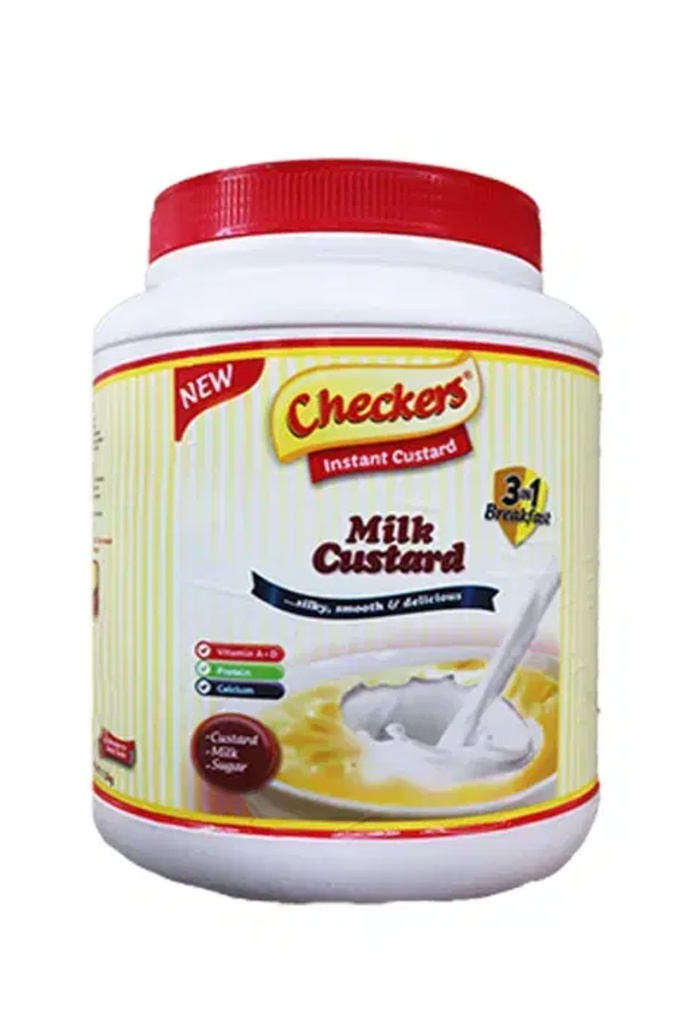 Checkers Custard 3 in one Milk 4x1kg.