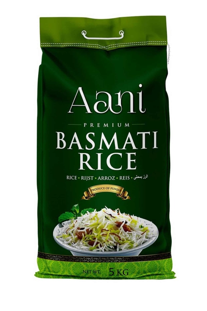 AANI Basmati Rice Premium Quality 5kg.