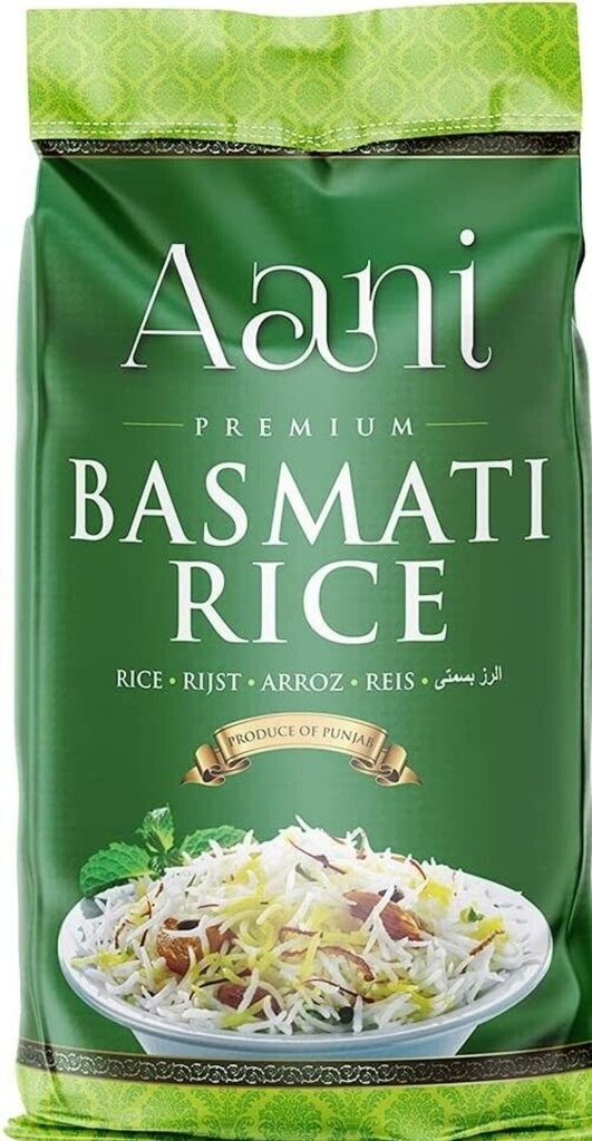 AANI Basmati Rice Premium Quality 10kg.