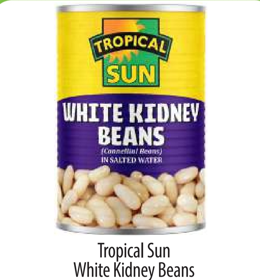Tropical Sun White Kidney Beans Canned 12x400gm 