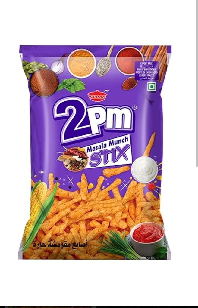 Nepal 2PM Masala Munch Stick Snacks Chips 60x80gm  