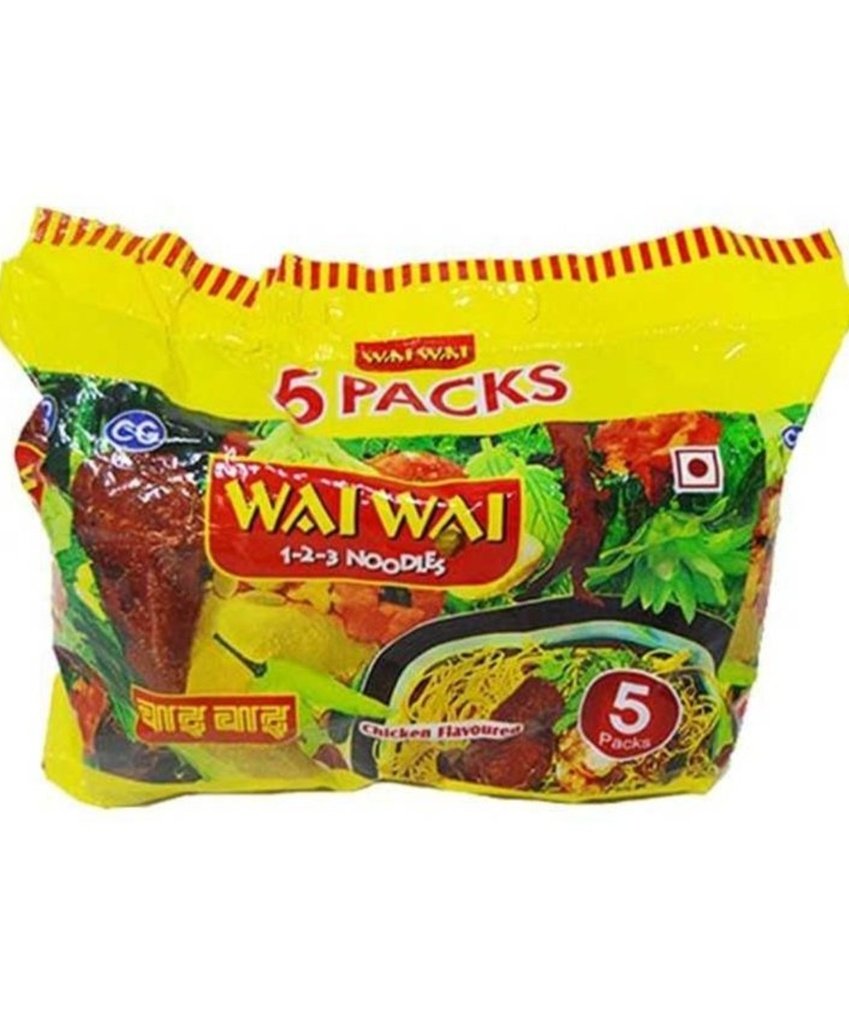 Neapal Wai Wai Chicken Noodles (Family Pack) 5x12x75