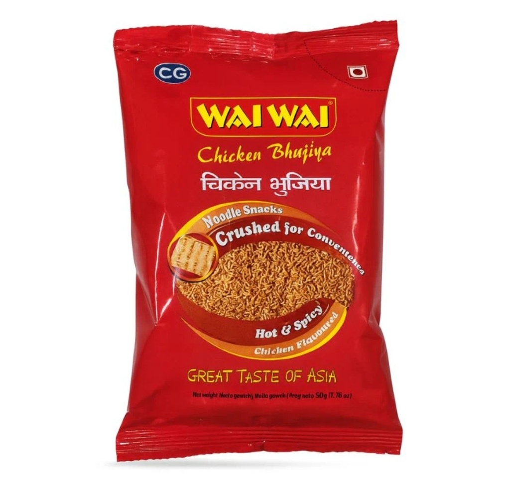 Nepal Wai Wai Snack BHUJIYA 20x50gm  No Stock 