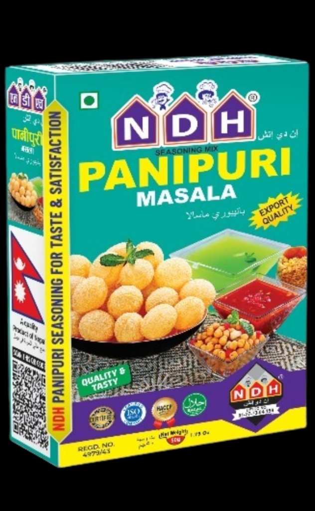 Neapal NDH Panipuri Masala 10x50gm.