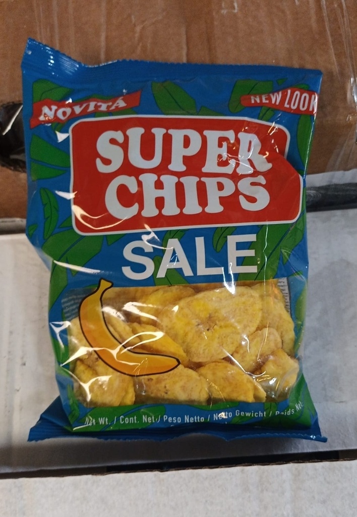 Super (Salted) Plantain Chips 20x80gm.