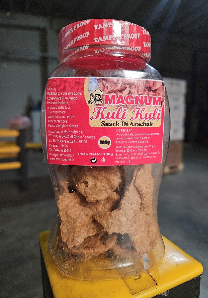 Kuli Kuli Peanut Snacks Jar Magnum 12x200gm.