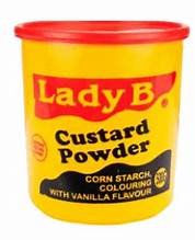 Lady Bird Custard Powder 500gm Per Pc.