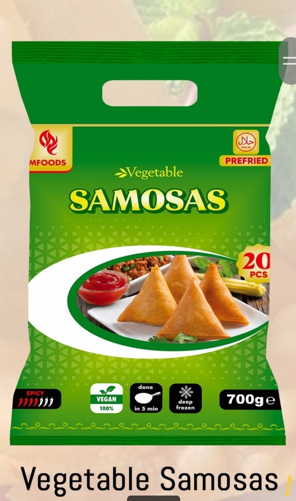 MF/Ideal Vegetables Samosa (20pcs) x 15 Pack.  
