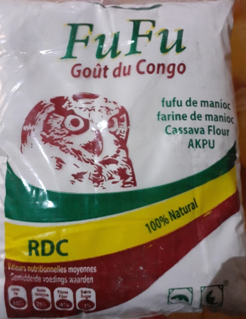 Fufu Cassava/Manioc Gout  Congo 18x1kg