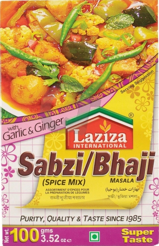 Laziza Sabzi/Bujia Masala 6x100gm.
