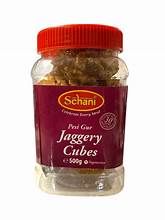 Schani Jaggery Cubes Pesi Cubes JAR 12x500gm.