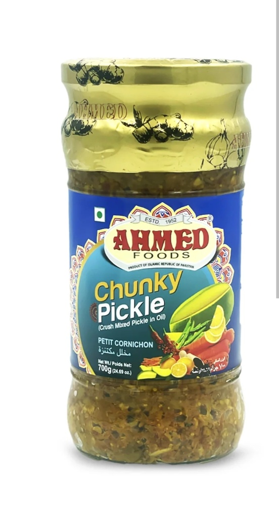 Ahmed Crushed Chunky Mixed Pickle 12x700gm. 